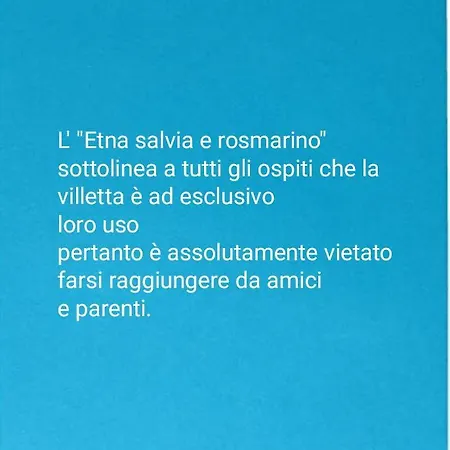 Etna, Salvia E Rosmarino