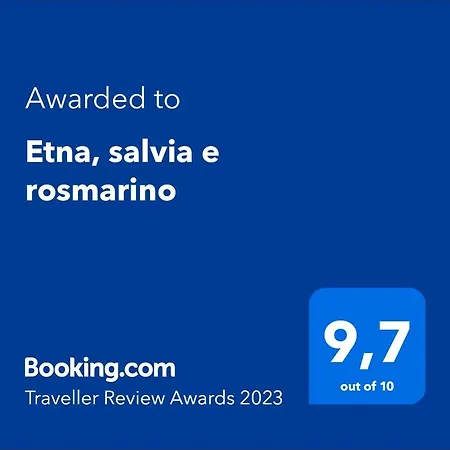 Vakantiehuis Etna, Salvia E Rosmarino Maletto